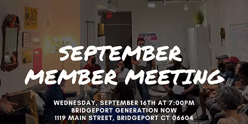 September Member Meeting!