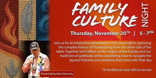 November Family Culture Night