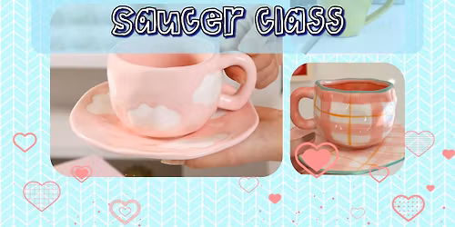 Ceramic Teacup and Saucer class 