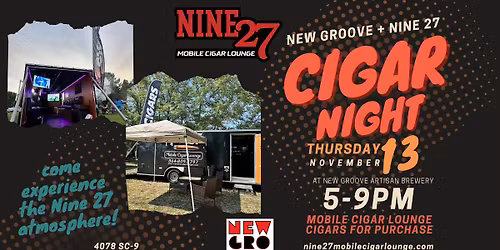 Cigar Night - Nine 27 Mobile Cigar Lounge