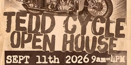 September 11 2026 Tedd Cycle's Open Warehouse Sale! NEWBURGH NY
