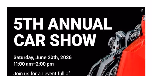 5th Annual Car Show