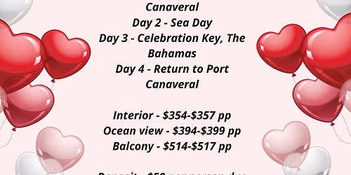 Sweetest Day Cruise October 16-19, 2026