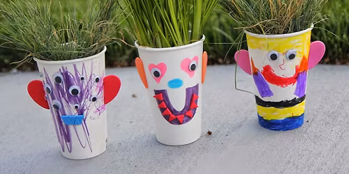 DIY Grass Hair Garden