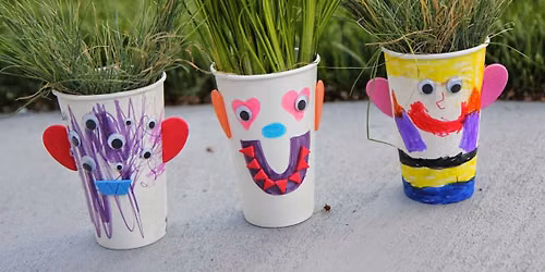 DIY Grass Hair Garden