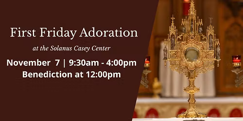 First Friday Adoration