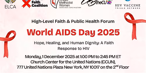 World AIDS Day - Hope, Healing, & Human Dignity: A Faith Response to HIV