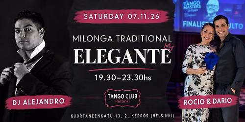 MILONGA TRADICIONAL ELEGANTE SHOW DARIO & ROCIO