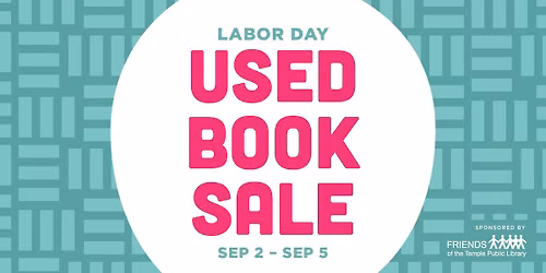 Labor Day Used Book Sale