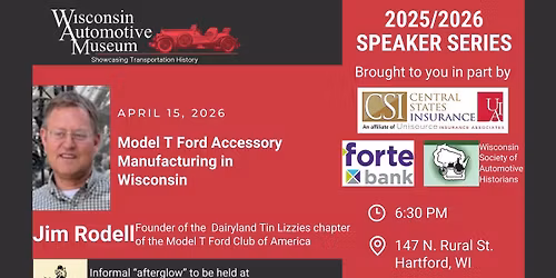 Model T Ford Accessory Manufacturing in Wisconsin