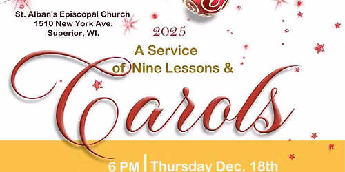A Festival of Nine Lessons and Carols