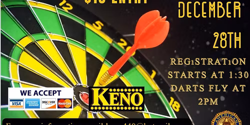 Luck of the Draw Dart Tournament! \ud83c\udfaf 