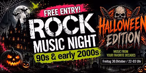 \ud83d\udd25 ROCK MUSIC NIGHT \ud83d\udd25 FREE ENTRY