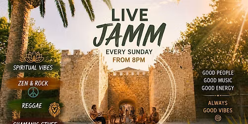Free Live Jamm \u2013 Every Sunday from 8 PM at Castelo dos Governadores