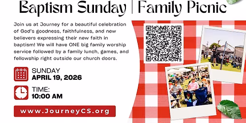 Baptism Sunday Family Picnic at Journey