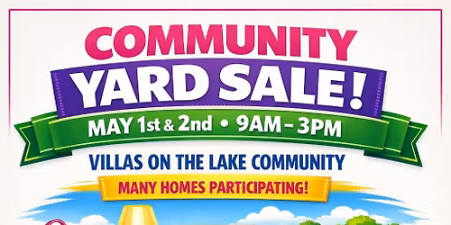 Villas on the Lake Community Yard Sale