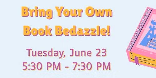 Bring Your Own Book Bedazzle