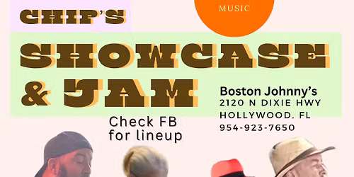 Chip's Showcase & Jam @ Boston Johnny's - Wednesday 6-9PM