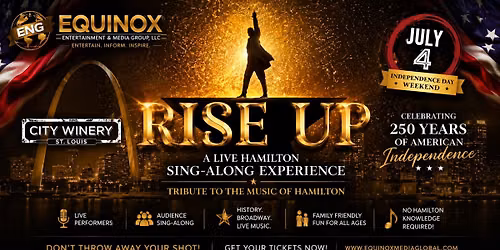 RISE UP: A LIVE HAMILTON SING-ALONG EXPERIENCE