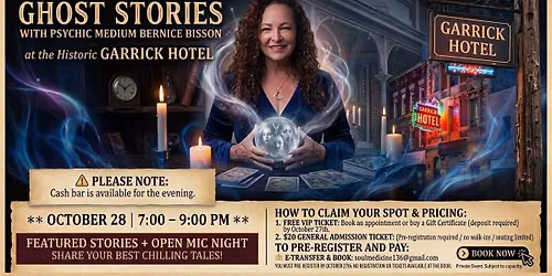 \u200bHaunted Tales & Ghost Stories with Bernice Bisson