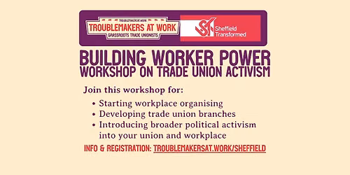 Sheffield Workshop: Workplace Organising
