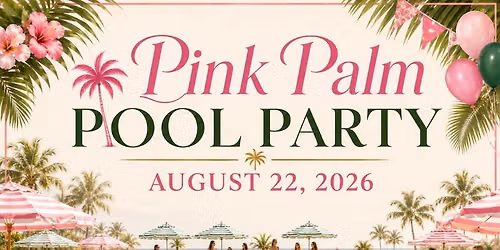 Pink Palm Pool Party