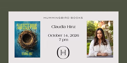 An Evening of Conversation with Claudia Hinz