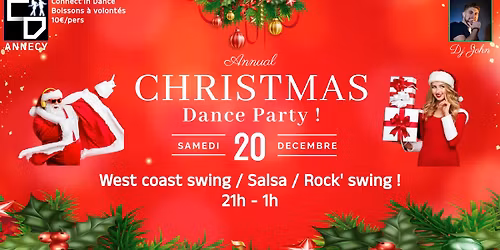 Soir\u00e9e dansante de No\u00ebl \ud83c\udf84 ! Annecy