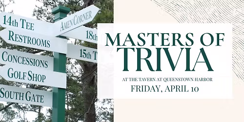 Queenstown Harbor Trivia: Masters of Trivia