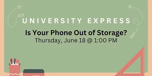 Is Your Phone Out of Storage?