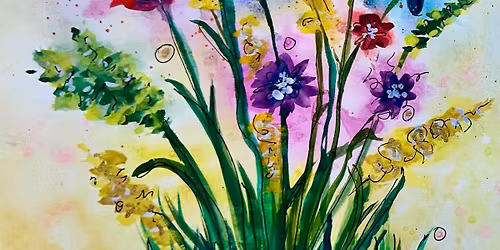 New Watercolor Flower Painting Class