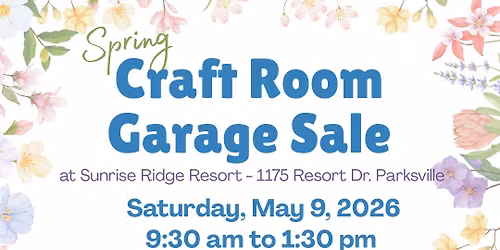 Spring Craft Room Garage Sale 