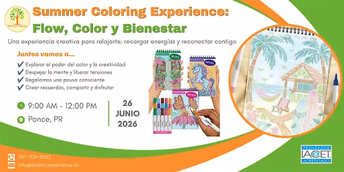Summer Coloring Experience: Flow, Color y Bienestar