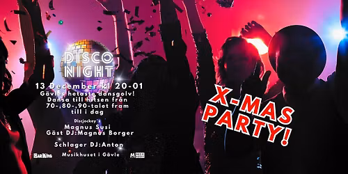 Disco Night Christmas Party