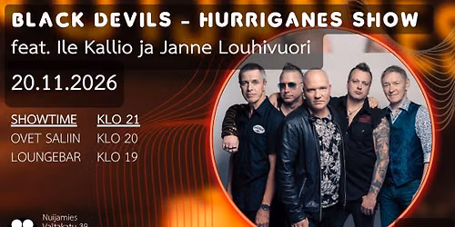Black Devils feat. Ile Kallio & Janne Louhivuori (Hurriganes show)