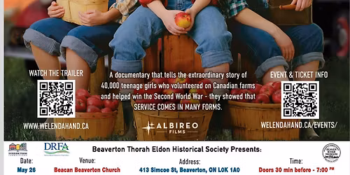 We Lend A Hand - The Forgotten Story of Ontario Farmerettes 