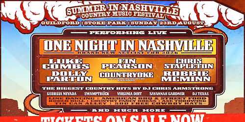 Summer In Nashville - Guildford 2026