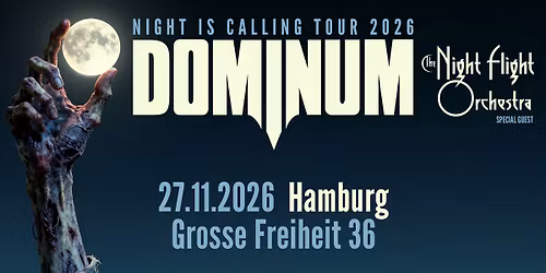 DOMINUM - Night Is Calling Tour 2026 | Hamburg