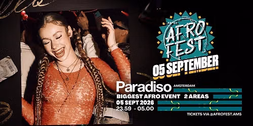 AFRO FEST - PARADISO - AMSTERDAM - 2 Area\u2019s