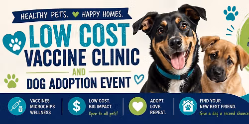 Low Cost Vaccine Clinic & Dog Adoption Event