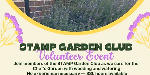 STAMP Garden Club Volunteer Event