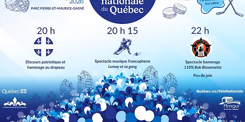 Fête nationale du Québec à Amqui ⚜️
