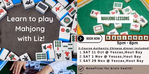 Mahjong Dinners with Liz @ Yescas Teahouse