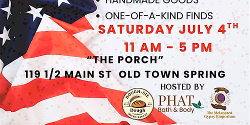 Spring Courtyard Market 4th of July Event