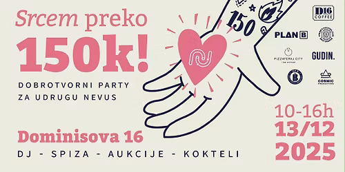 Srcem preko 150k! Za udrugu Nevus