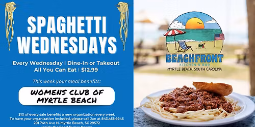 Spaghetti Wednesday f\/ Women's Club of MB