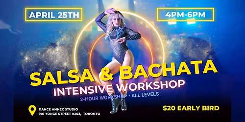 Toronto Salsa & Bachata Foundations & Technique Workshop (2h)