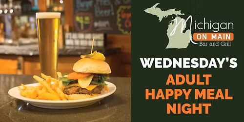 Wednesday's Adult Happy Meal