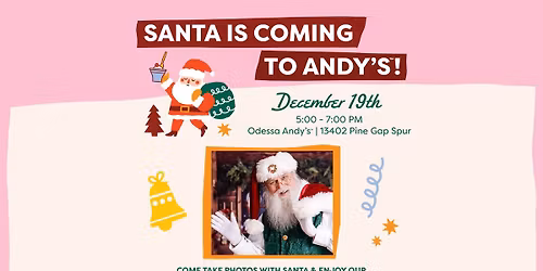 Santa is coming to Odessa!