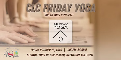 CLC Friday Yoga